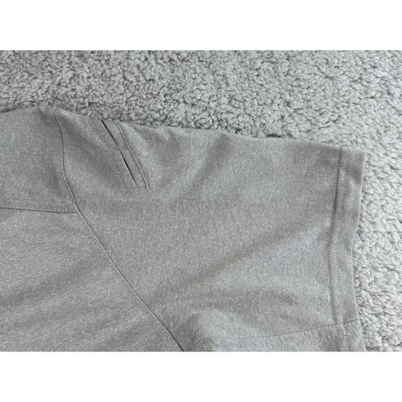 511 Tactical Gray Polo Shirt Snap Button Performance Size Large - Picture 5 of 12